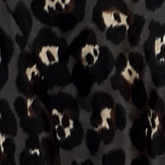 FRNCH Animal Print Mini Dress; Sleeveless; Pleated Size Small - Picture 4 of 7